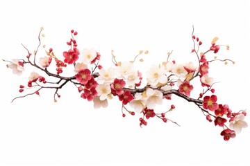 Fototapeta premium Flower blossom branch plant.