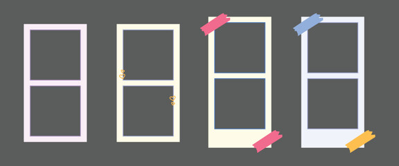 Cute Playful Polaroid Photo Frame 