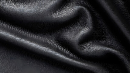Obraz premium Black leather texture