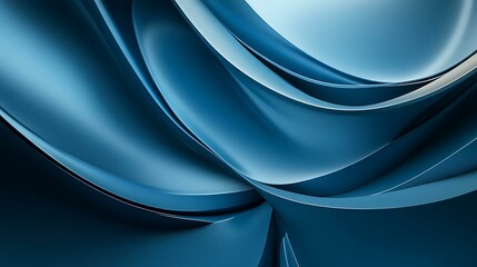 Sleek abstract business background featuring sharp blue forms and luminous details
