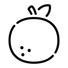 Minimalist Orange Icon Design