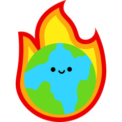 Global Warming Icon