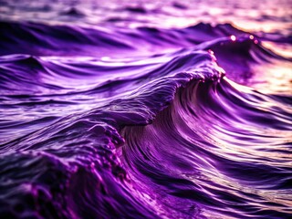 Abstract Purple Black Wave Background, Depth of Field, Candid Photography, Artistic Image, Surreal Wave, Dark Purple Photography