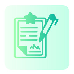 Contract gradient icon