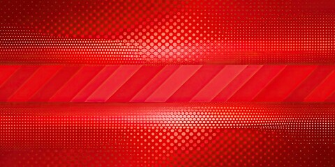 Fototapeta premium Abstract Red Dynamic Banner Background: Modern Halftone Wallpaper for Sale Banners & Web Design