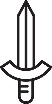 recommend clip art: Sword Icon Line Art
                    