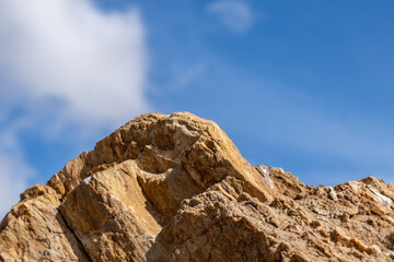 Metasedimentary Rocks / Marble( limestone). , Shiprock / Angel Cove Monument, Palm Springs, California. San Jacinto Mountains ,Salton Trough