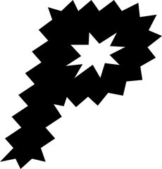 P Alphabet Zigzag Wavy Font Distorted Italic Letter