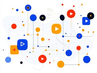 Abstract Network of Connected Video Content Nodes