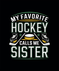 ICE Hockey T-shirt Design