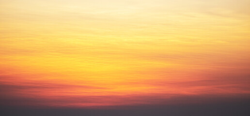 Beautiful sunset sky