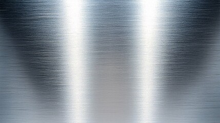 Brushed steel texture featuring reflective qualities and a polished iron finish.
