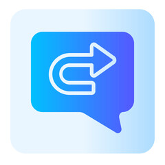 Auto Reply gradient icon