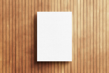 Wooden A4 Poster Mockup