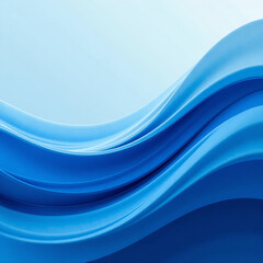 Obraz premium Close-up of blue and white background with wavy patterns above and below image