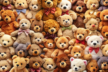 Teddy Day Background - Cute and Romantic Teddy Bear Design