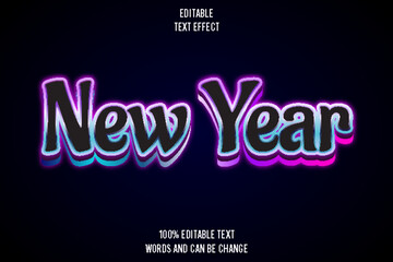 editable text effect 3d emboss modern style