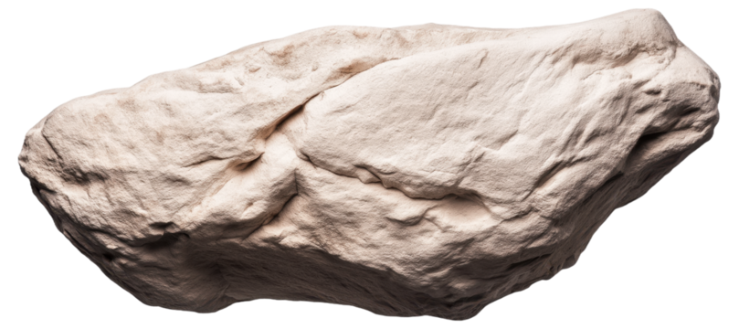 PNG Large beige rock with rough texture