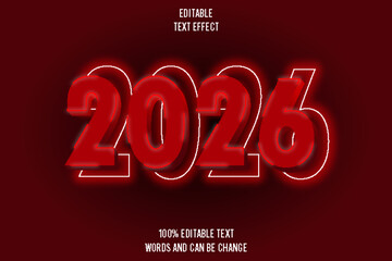 editable text effect 3d emboss_neon style