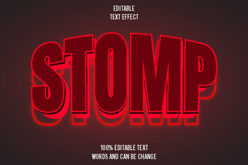 editable text effect 3d emboss_modern style