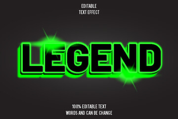 editable text effect 3d emboss_neon style