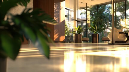 Fototapeta premium Serene Oasis: A Tranquil Home Sanctuary