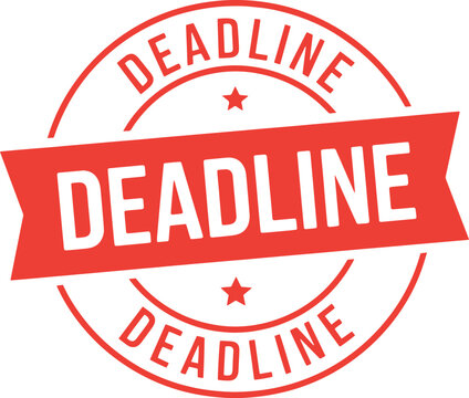 Deadline Stamp Deadline Sign