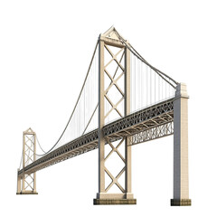 Obraz premium 3D front view illustration of the Gherkin British monument isolated on a white transparent background