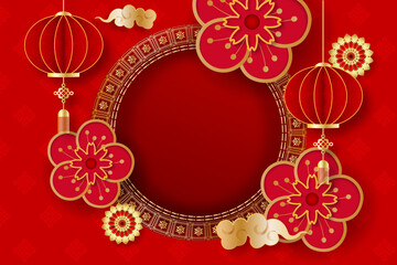 Chinese New Year festival banner. Year of the Snake, greeting cards and banners. Vector illustration eps10