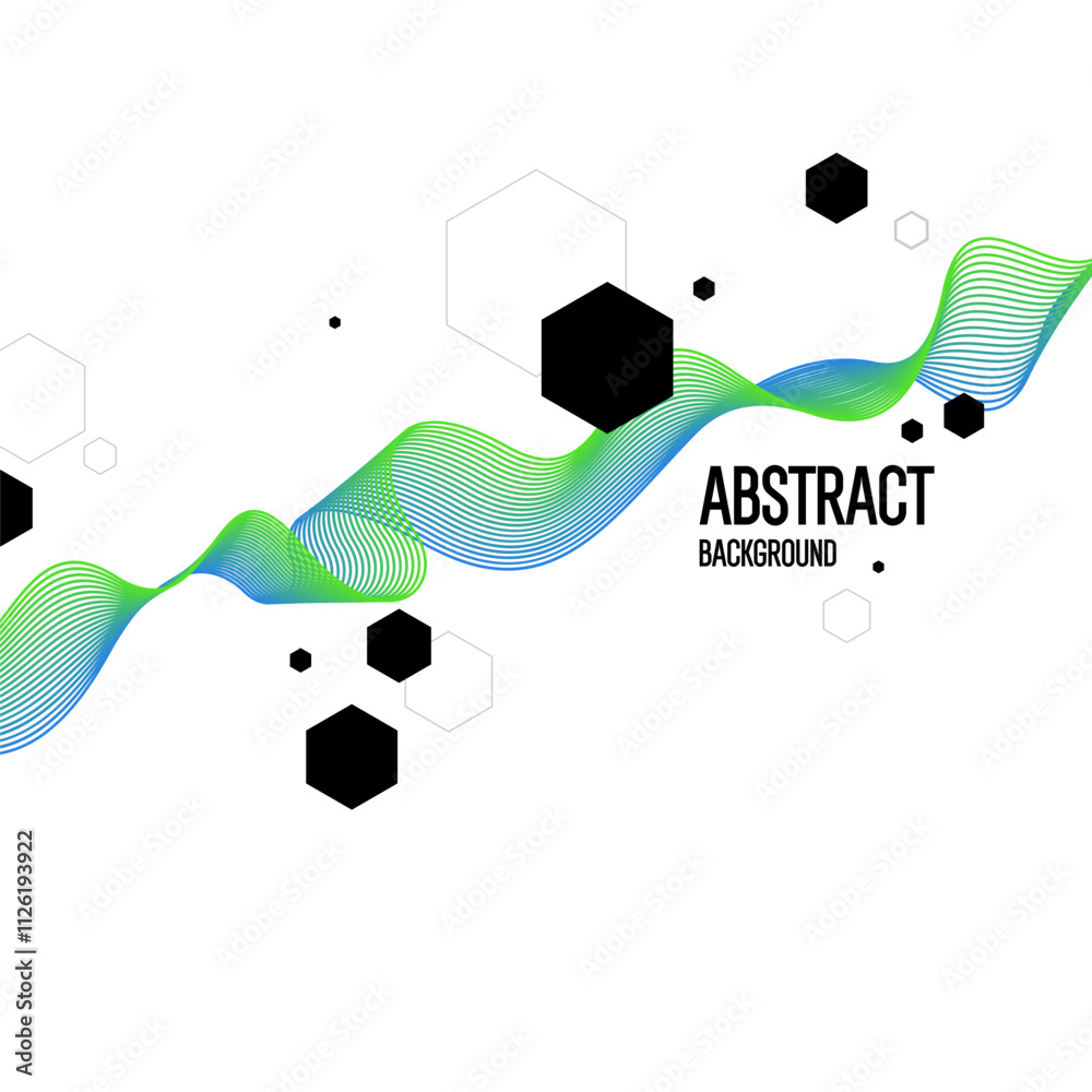 Poster background with abstract shapes. a template for design and creativity. the composition of the figure