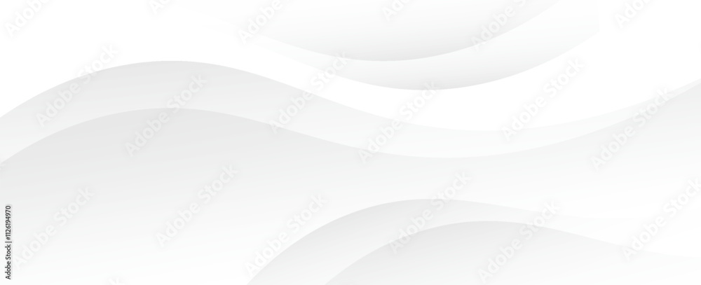 Wall mural abstract white background with gradient color and artistic dynamic line decoration. eps 10