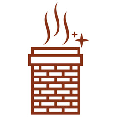 Chimney Line Icon