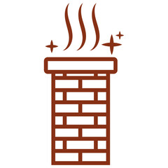 Chimney Line Icon