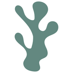 Coral Abstract Shape