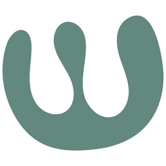 Coral Abstract Shape