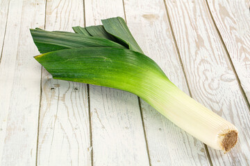 Fresh ripe green onion - Leek