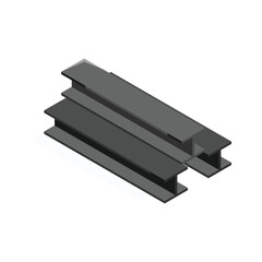 Get this amazing icon of steel beam in isometric style