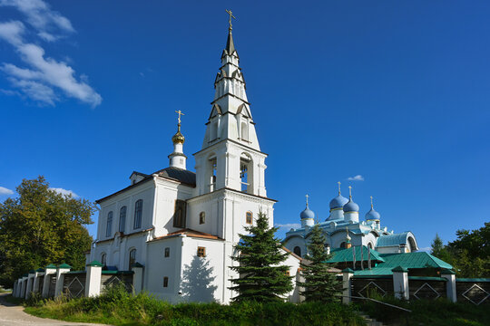 Svyatoozersky Iversky Monastery in Mugreevsky village, Ivanovo region of Russia
