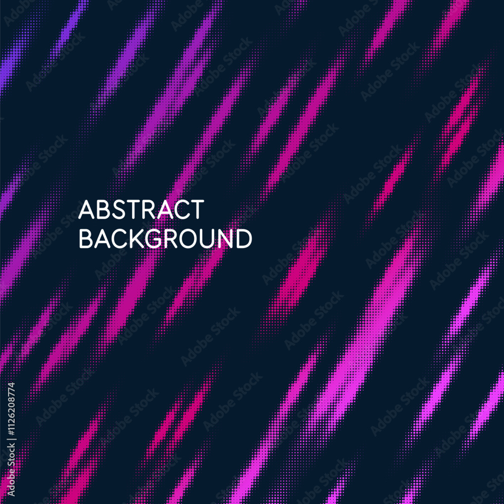 Poster abstract background with dynamic lines. vector illustration in flat minimalistic style