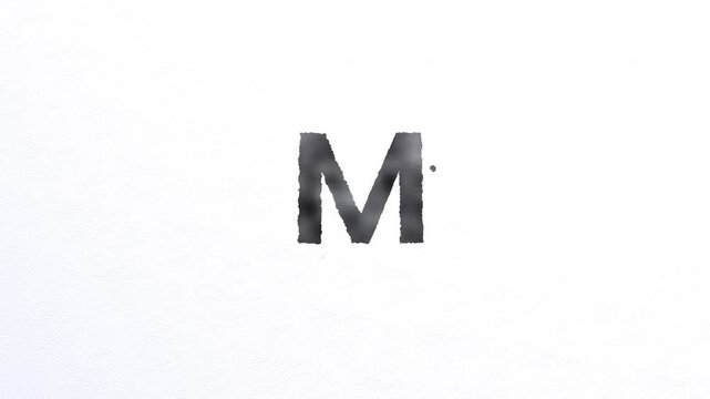 Ink bleed typography