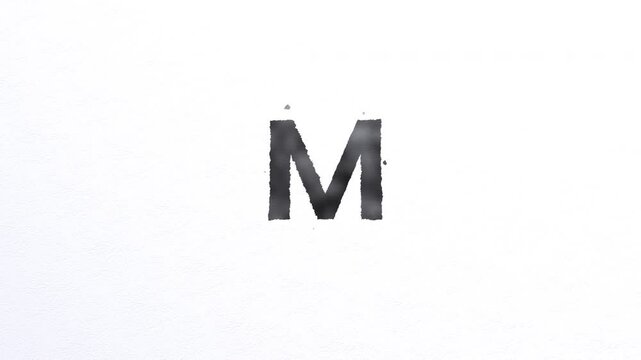 Ink bleed typography