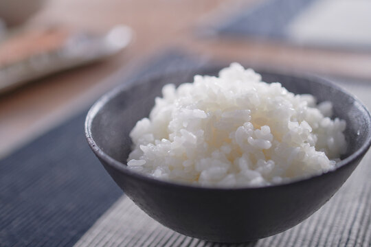 Japanese breakfast and rice