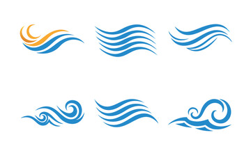 Dynamic and Creative  wave logo Concepts .