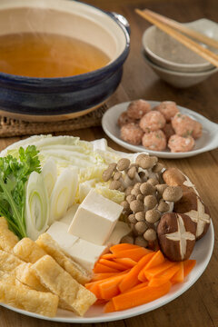Chanko-nabe ingredients
