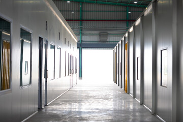 warehouse interior. Warehouse industrial and logistics companies. Commercial warehouse