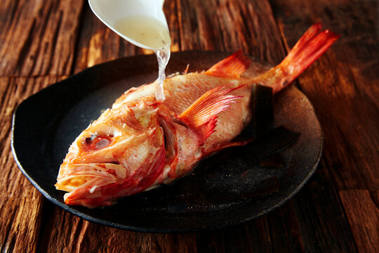 Braised kinki