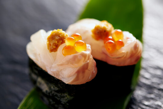 Gunkanmaki image of flatfish