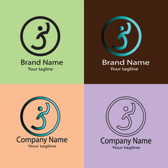 Best unique logo design in four different styles for business companies, stores, shops, organizations, associations etc.