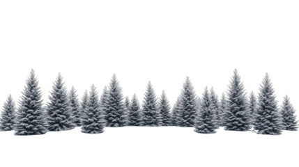 Glitched Winter Wonderland Snowy Trees, Housetops, Festive Pixel Art