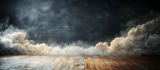 Moody Chalkboard Background with Motivational Message and Doodles